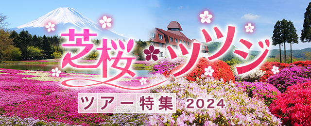 【神奈川（町田市含む）発】芝桜・ツツジツアー・旅行2024