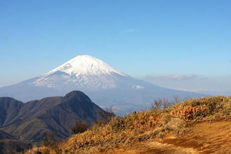 明神ヶ岳から望む富士山