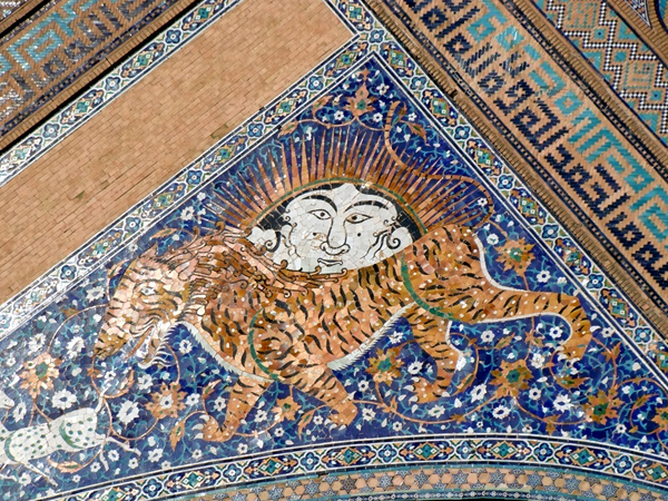 シェルドル・メドレセのタイル装飾（イメージ）