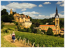 『フランスの美しい村』認定の村を散策のイメージ