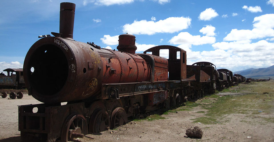 列車の墓場（イメージ）