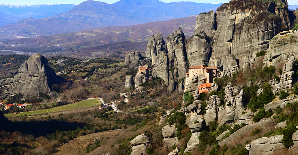 メテオラの全景（イメージ）