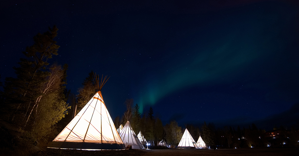 イエローナイフのティーピー（イメージ）