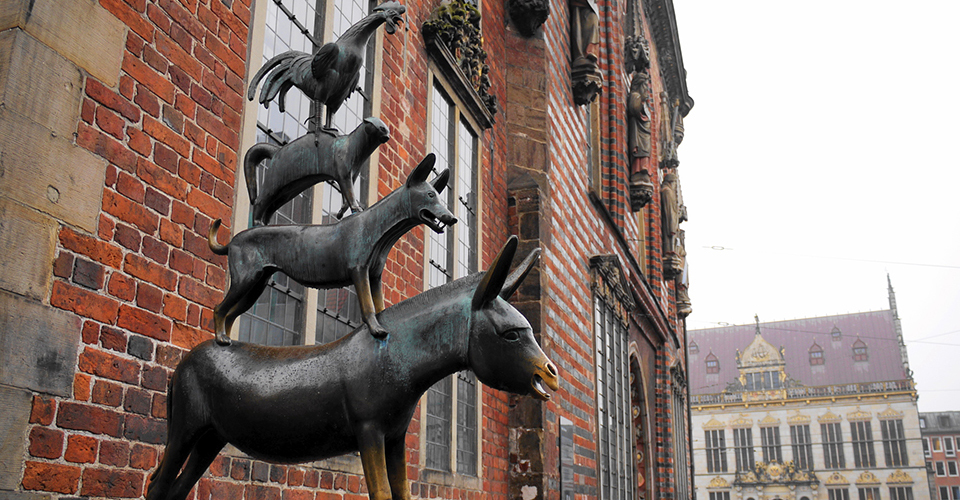 ブレーメンの音楽隊像（イメージ）