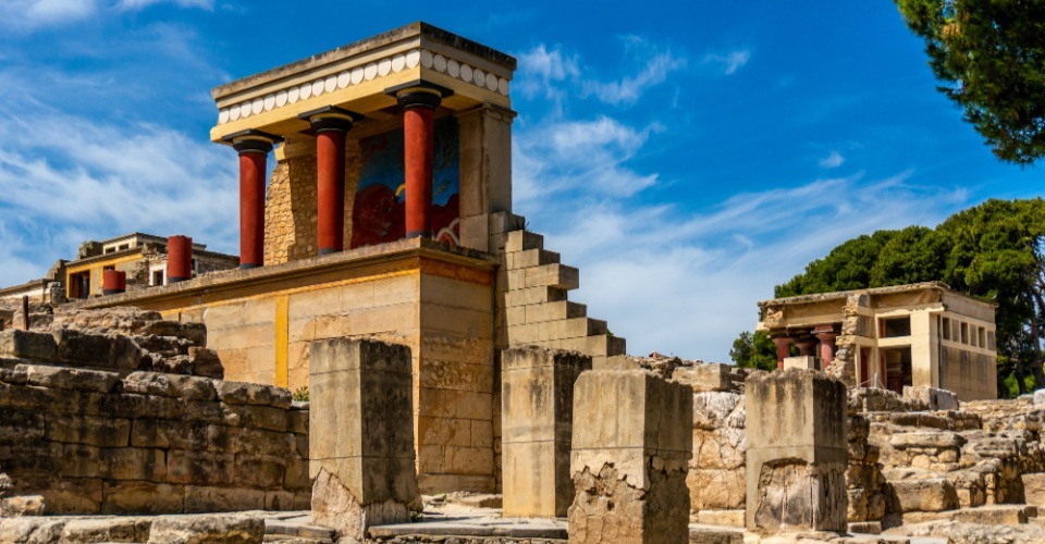 クレタ島のクノッソス遺跡（イメージ）
