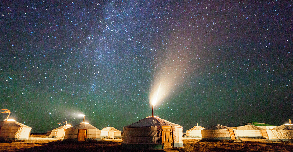 モンゴルの星空（イメージ）