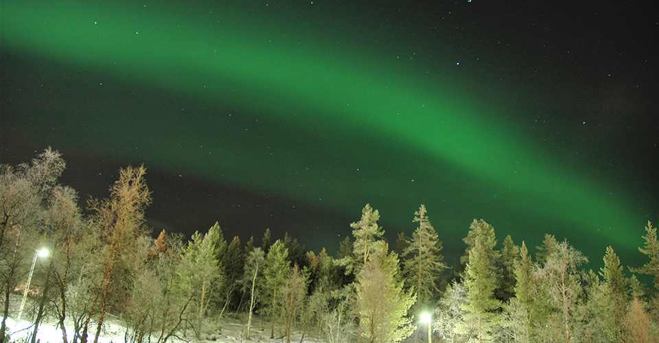 サーリセルカのオーロラ（イメージ）