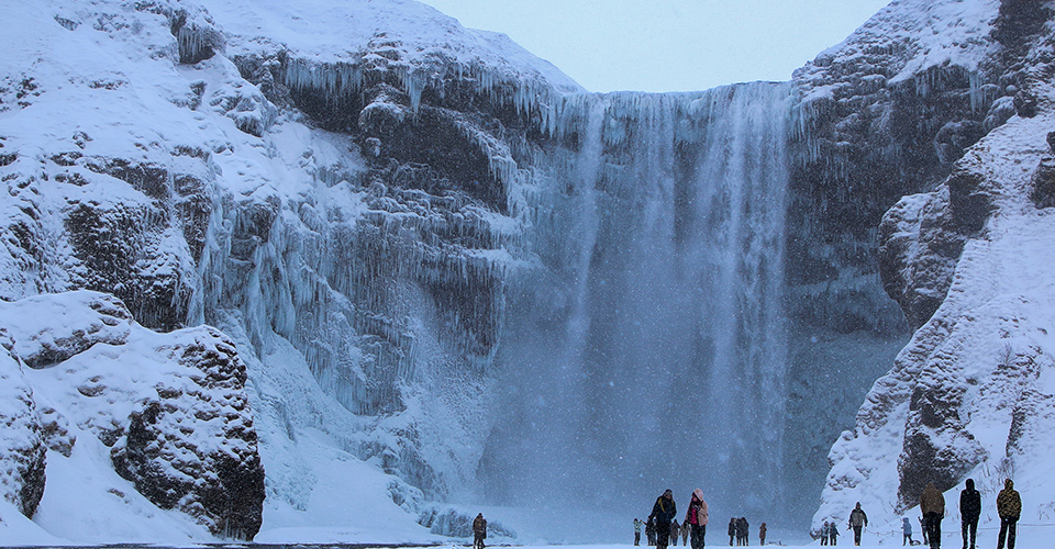 スコガフォスの滝（イメージ）
