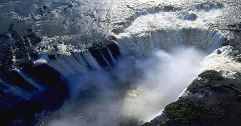 イグアスの滝／空撮イメージ