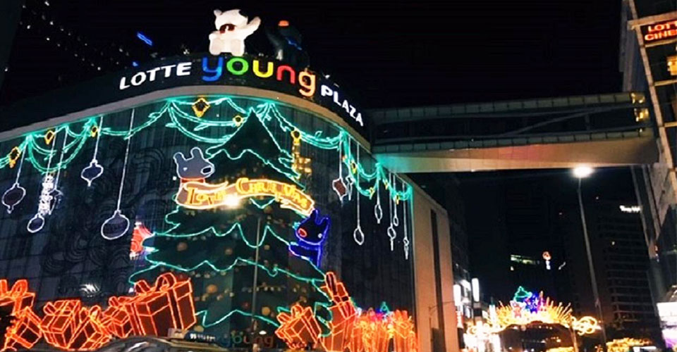 ロッテ免税店（弊社スタッフ撮影）