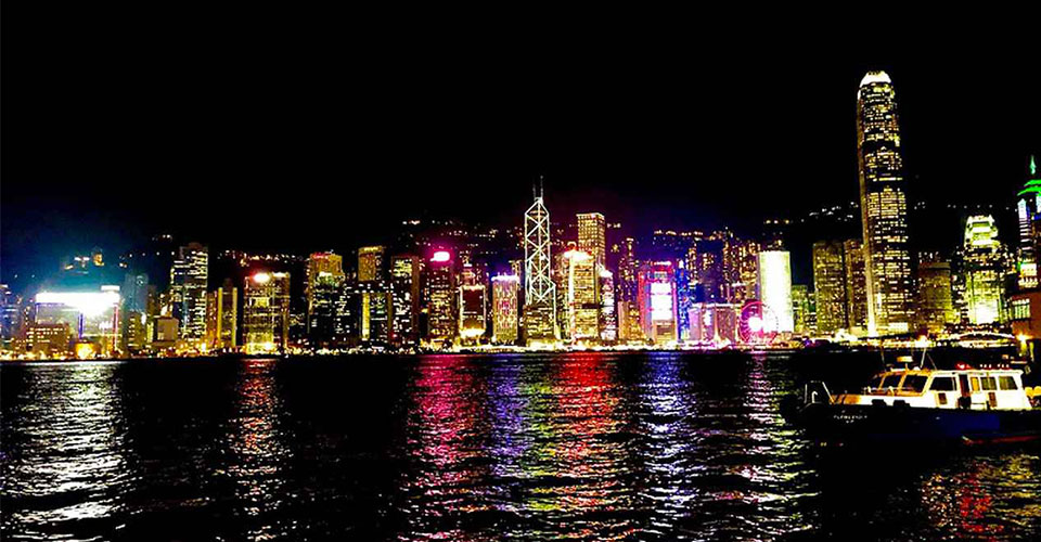 香港の夜景（イメージ）