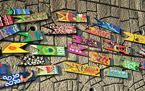 壁画アートがお出迎え（イメージ）