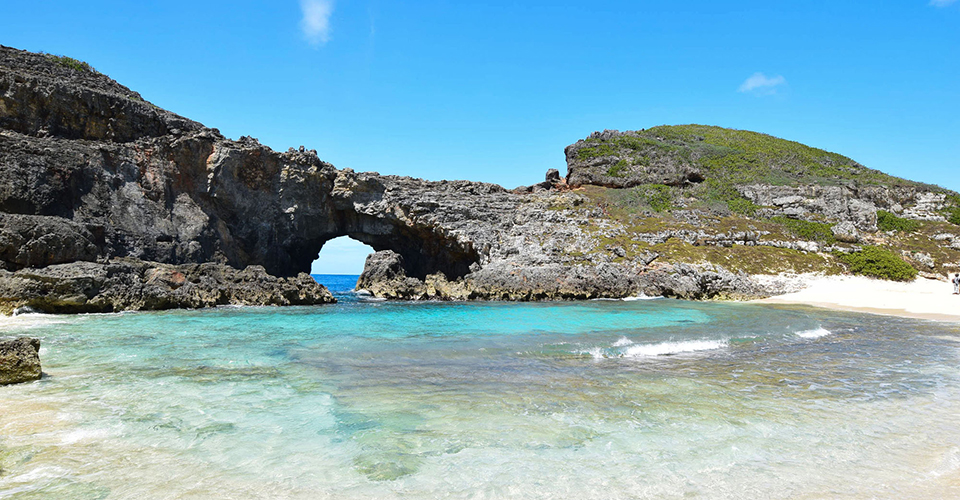 小笠原諸島 南島の扇池(イメージ)