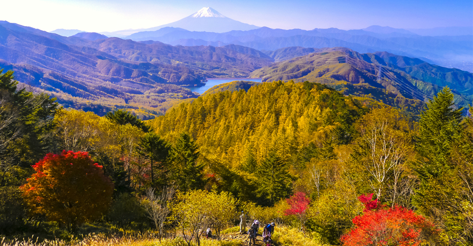 大菩薩嶺から望む富士山（イメージ）