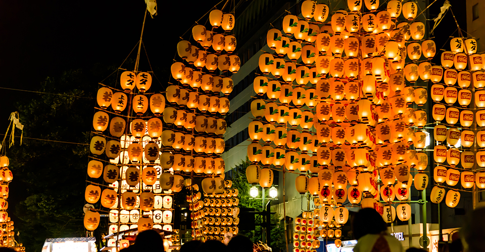 秋田竿燈まつり（イメージ）