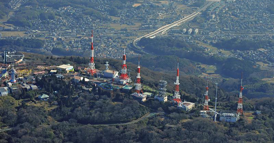 生駒電波塔空撮（イメージ）