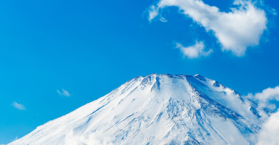 冠雪の富士山(イメージ)