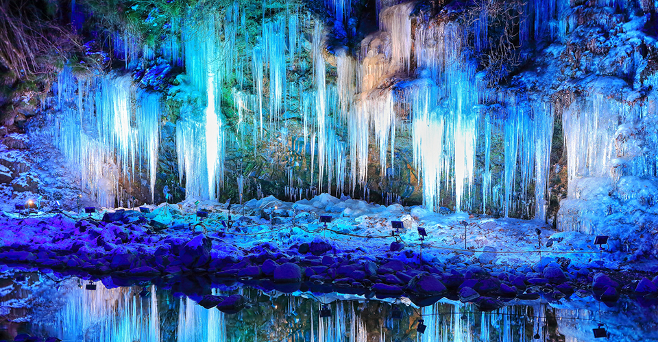 三十槌の氷柱(イメージ)