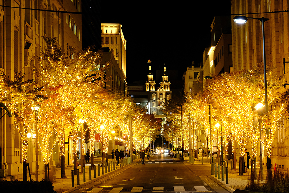 神戸旧居留地（イメージ）/「光の輝き」奈良県の原田 正信さんの作品