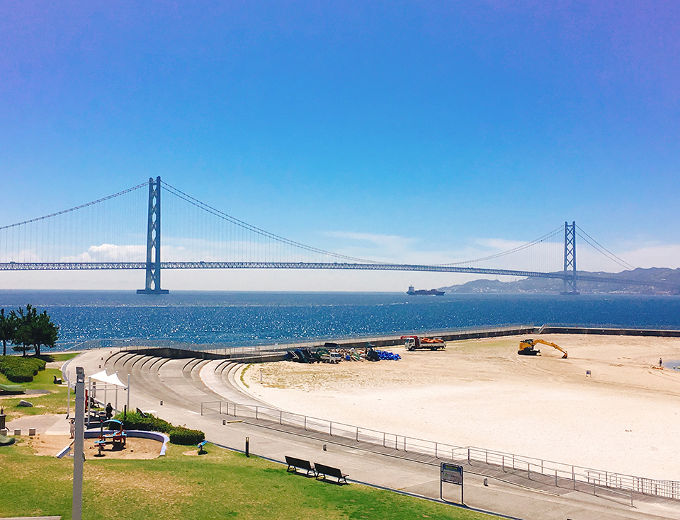 明石海峡大橋（イメージ）/「晴天の明石海峡大橋」兵庫県のP.N.由佳さんの作品