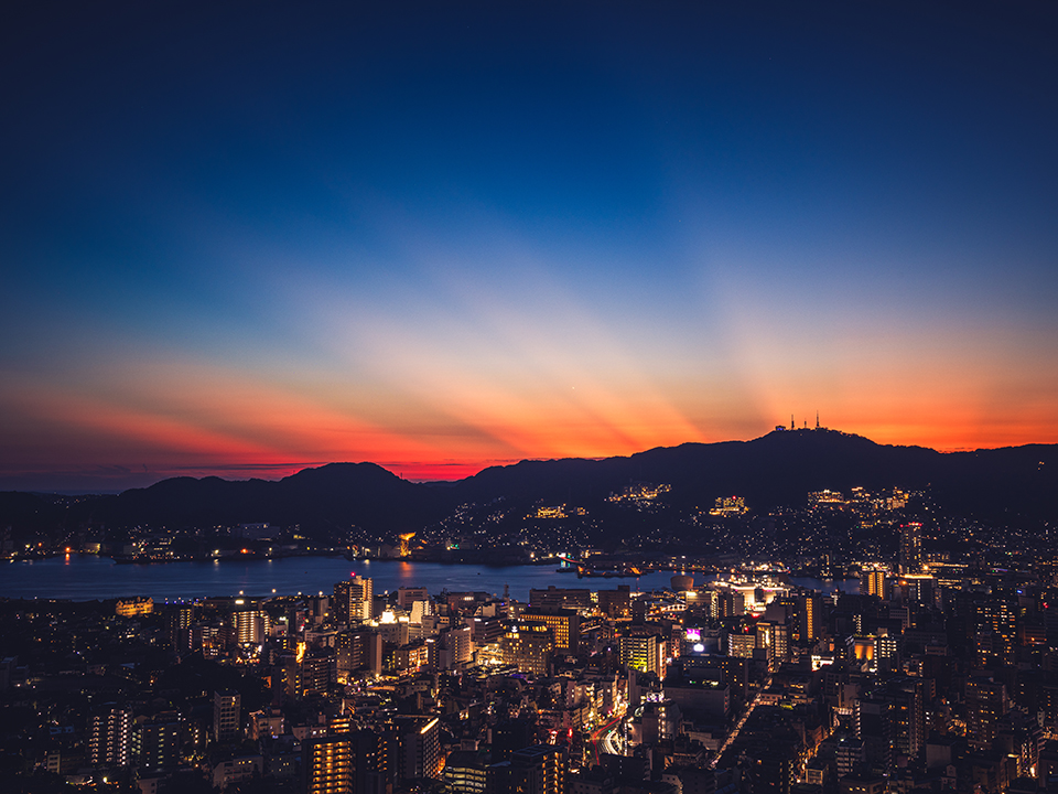 長崎市・夕景（イメージ）/「長崎夕景」愛知県のPN.マーくんさんの作品