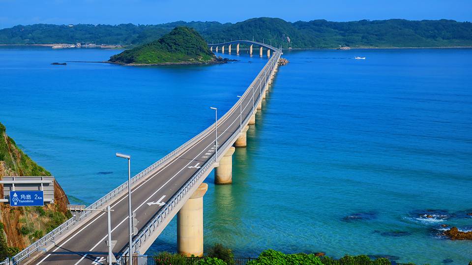 角島大橋（イメージ）/「煌きの角島大橋」大阪府の佐藤 彰浩さんの作品