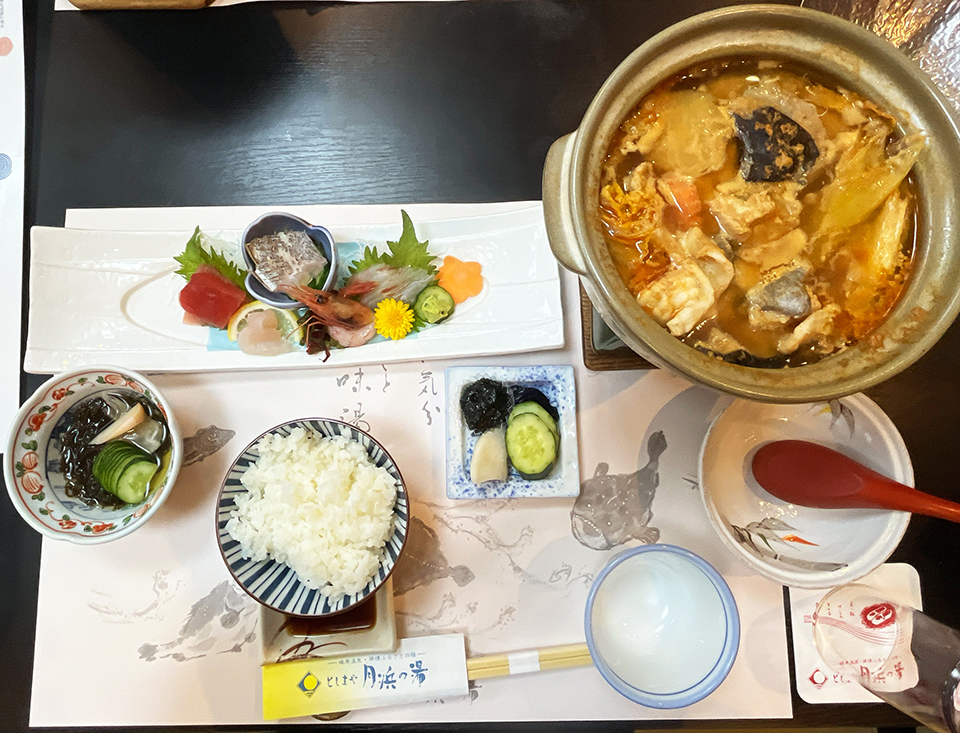 刺身で近海の幸もお楽しみ（イメージ）