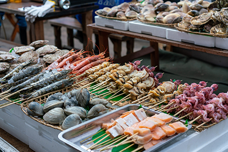 茨城県大洗町の牡蠣小屋（イメージ）