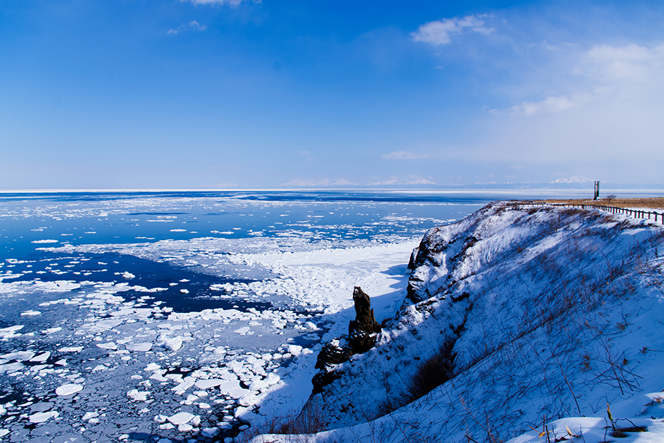 能取岬（イメージ）/「能取岬から望む流氷」千葉県の杉本 昌子さんの作品