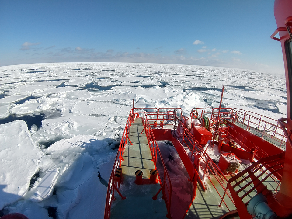 紋別市（イメージ）/「流氷の海へ」埼玉県の小峰 初美さんの作品