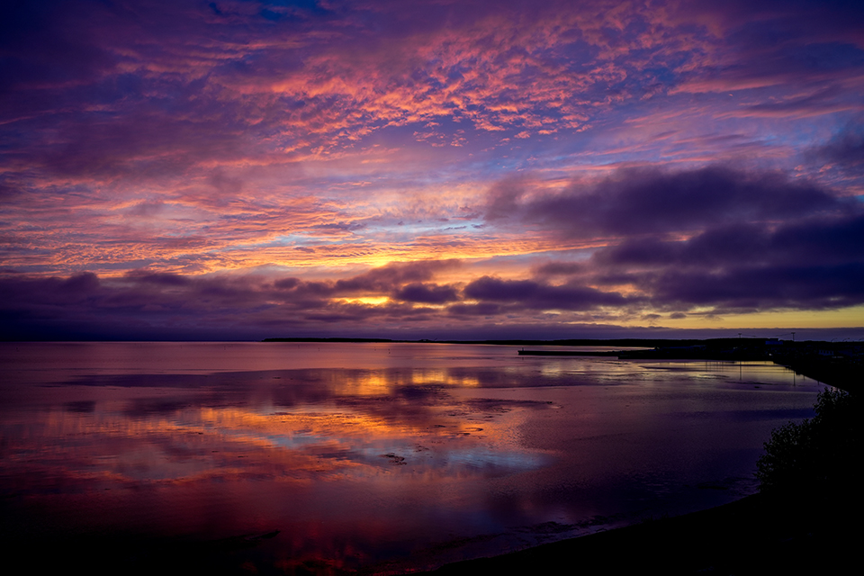 サロマ湖（イメージ）/「サロマ湖の夕景」東京都の猪瀬 牧男さんの作品