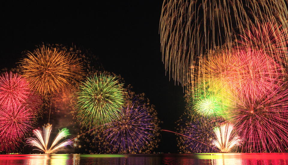 松江水郷祭湖上花火大会（イメージ）