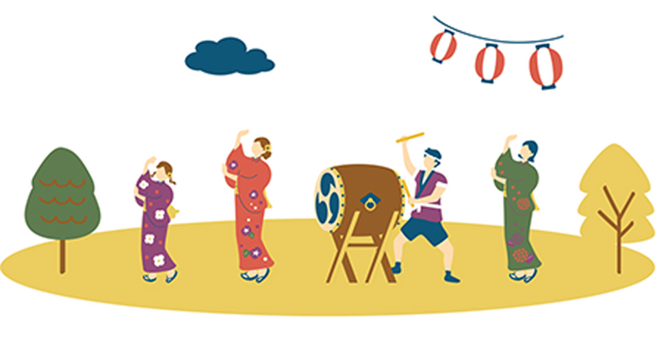 日本の夏祭り（イメージ）