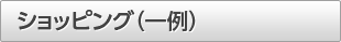 ショッピング(一例)