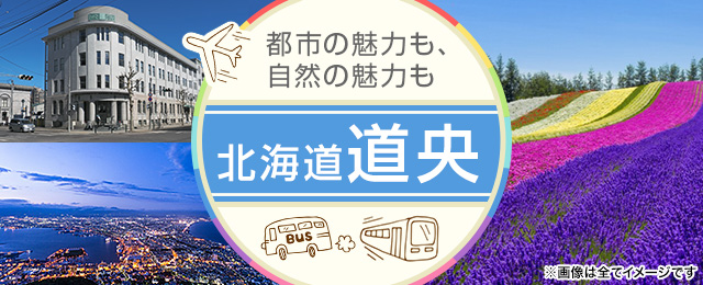 都市の魅力も、自然の魅力も 道央