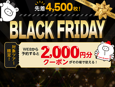 ブラックフライデー キャンペーン2025 旅行・ツアー