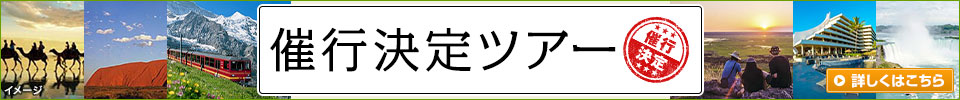 催行決定ツアー
