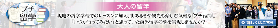 プチ留学ツアー・旅行