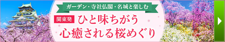 関東発・ひと味ちがう心癒される桜めぐり