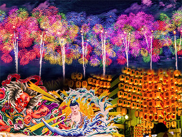 日本の花火・夏祭りツアー 旅行・ツアー