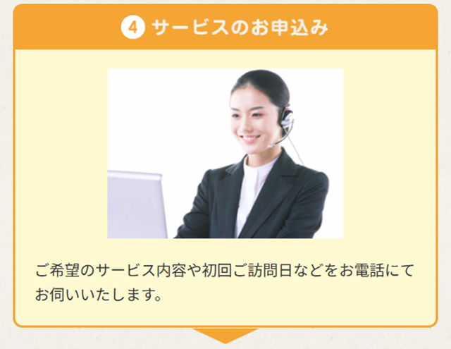 4.サービスのお申し込み