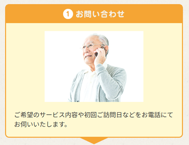 1.お問い合わせ
