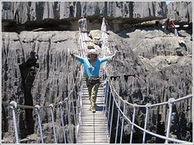 大ツィンギーの吊橋(イメージ)