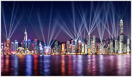 香港の夜景（イメージ）