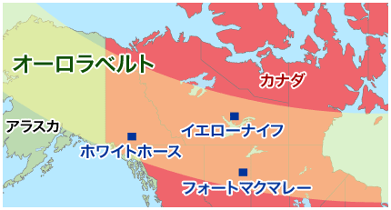 イエローナイフMAP