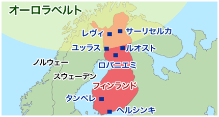 フィンランドMAP