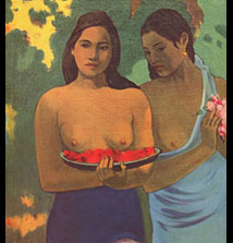 「二人のタヒチの女」 ゴーギャンイメージ