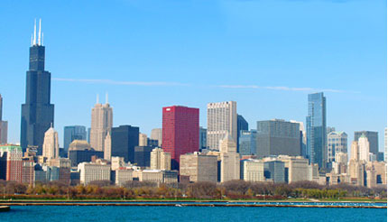 シカゴの街並みイメージ
