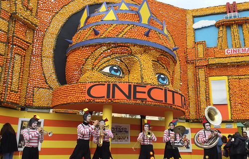 マントンのレモン祭り（イメージ）