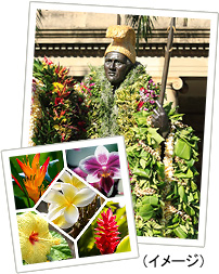 花と「お祭り」のシーズンを迎える6月のハワイイメージ